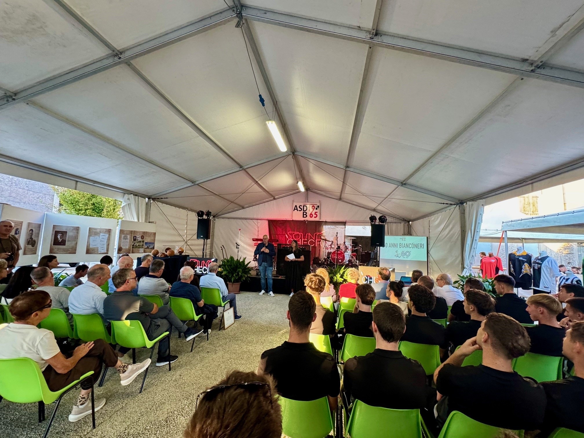 SPORT. BORDIN A BERTIOLO: SIGILLO CR AD ASD PER I SUOI PRIMI 60 ANNI